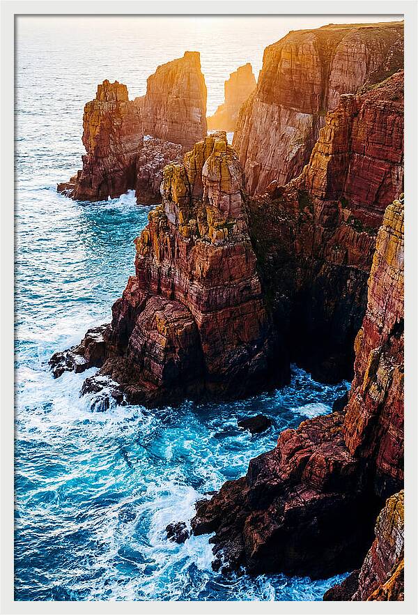 Elegug Stacks At Sunset