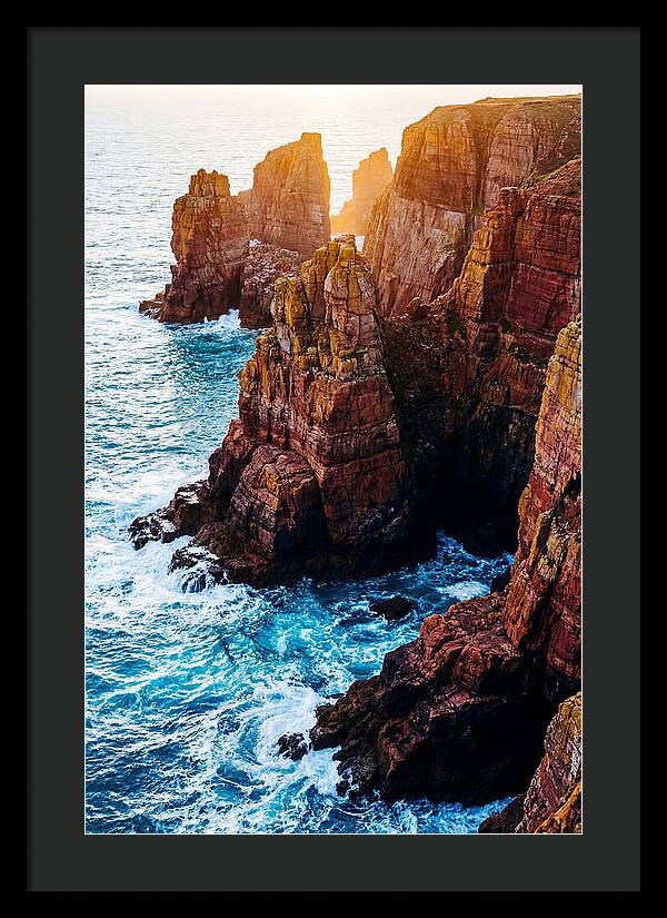 Elegug Stacks At Sunset