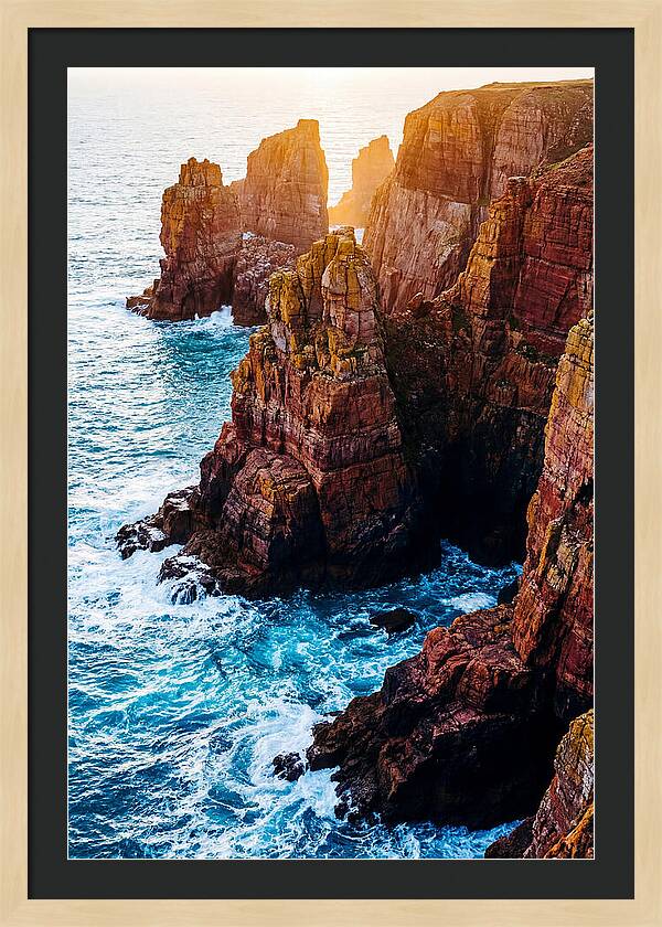 Elegug Stacks At Sunset