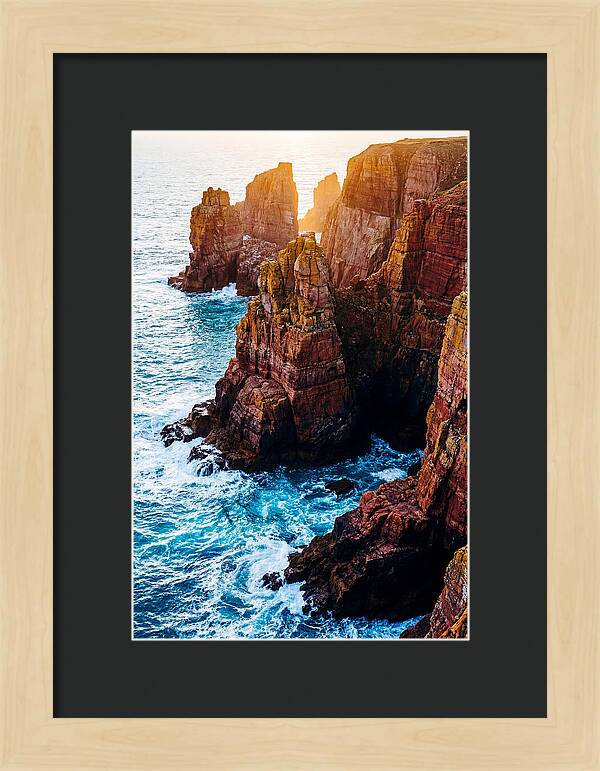 Elegug Stacks At Sunset