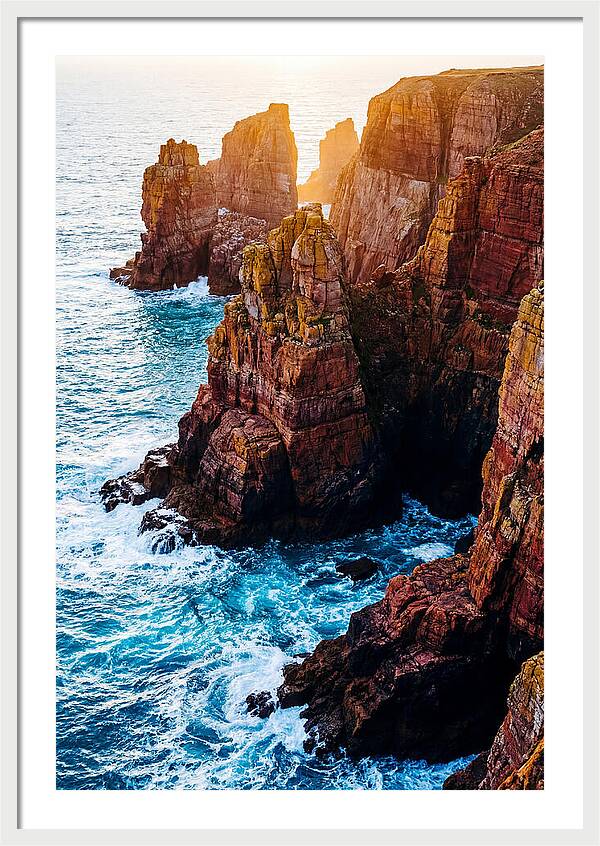 Elegug Stacks At Sunset