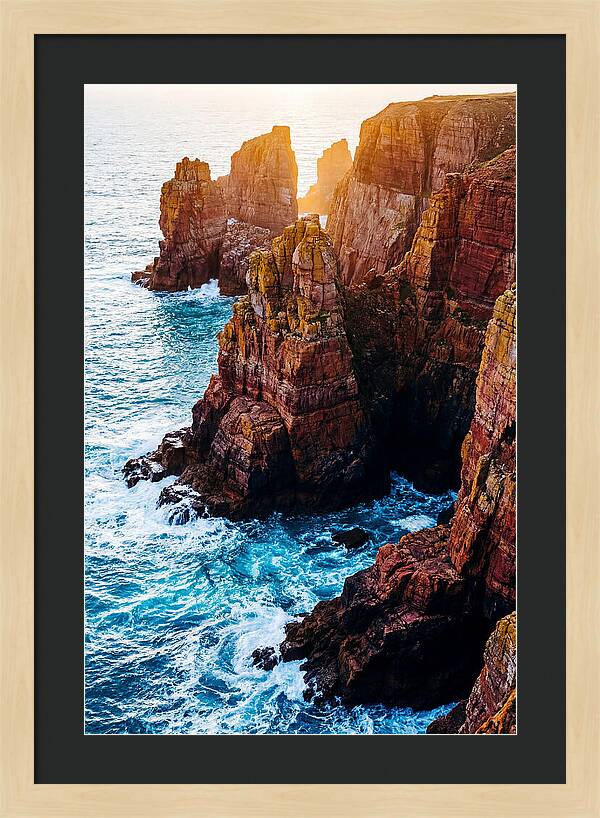 Elegug Stacks At Sunset