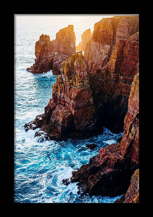 Elegug Stacks At Sunset