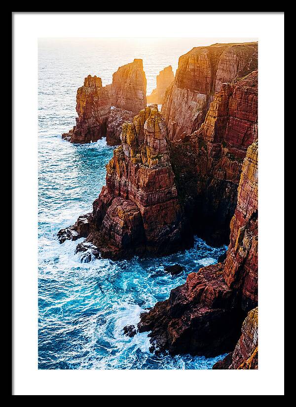 Elegug Stacks At Sunset