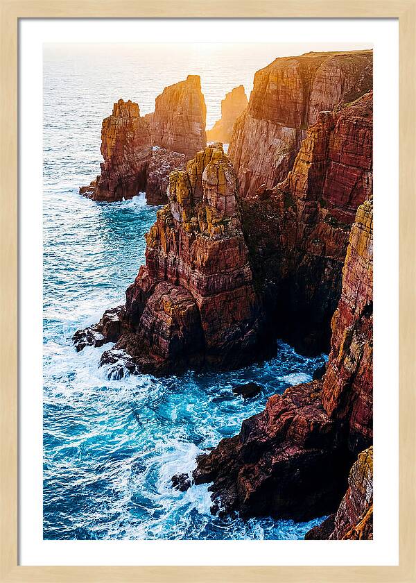 Elegug Stacks At Sunset