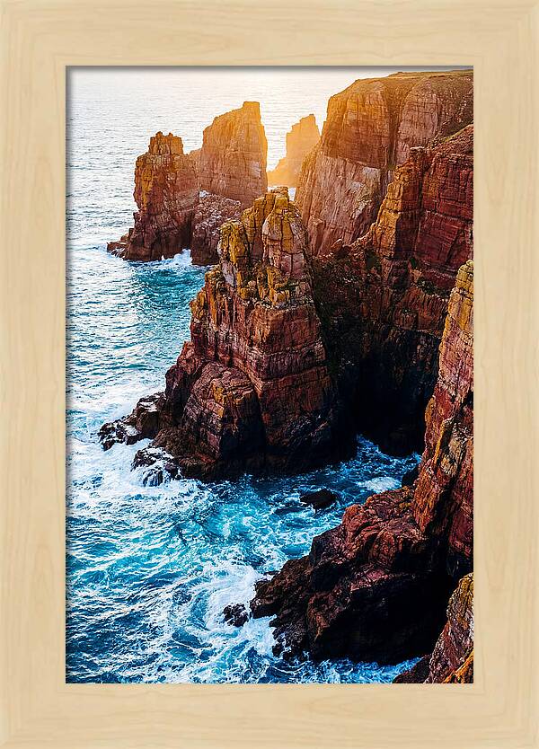 Elegug Stacks At Sunset