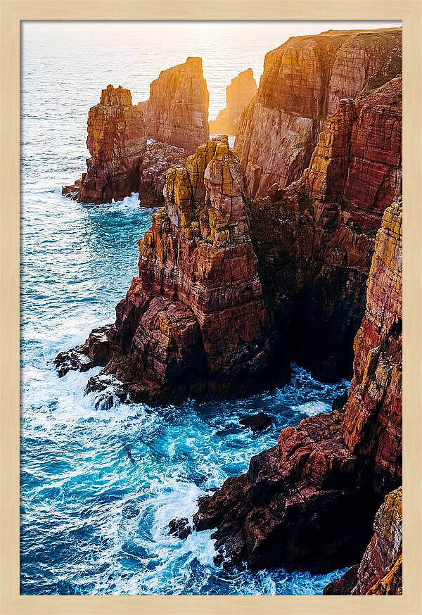 Elegug Stacks At Sunset
