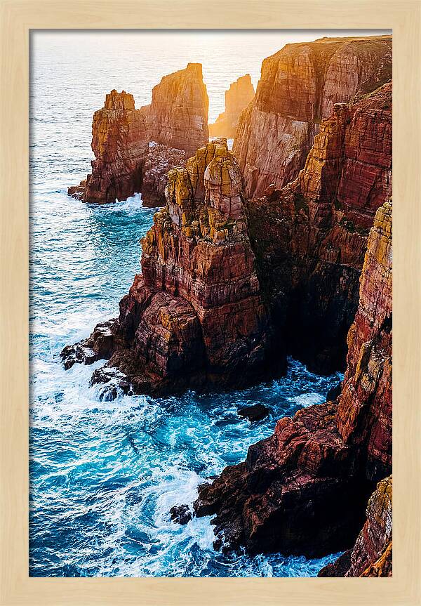 Elegug Stacks At Sunset