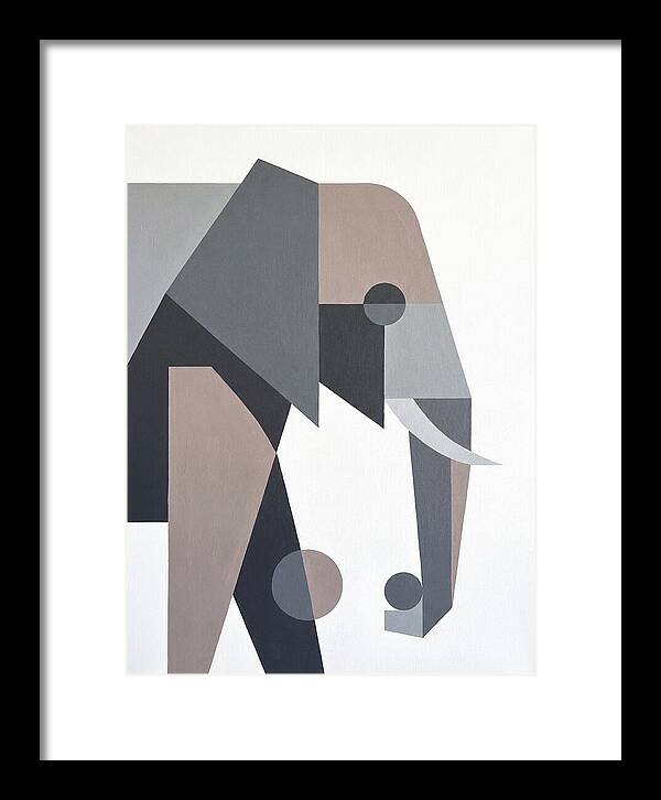 Elephant In Minimalist Style