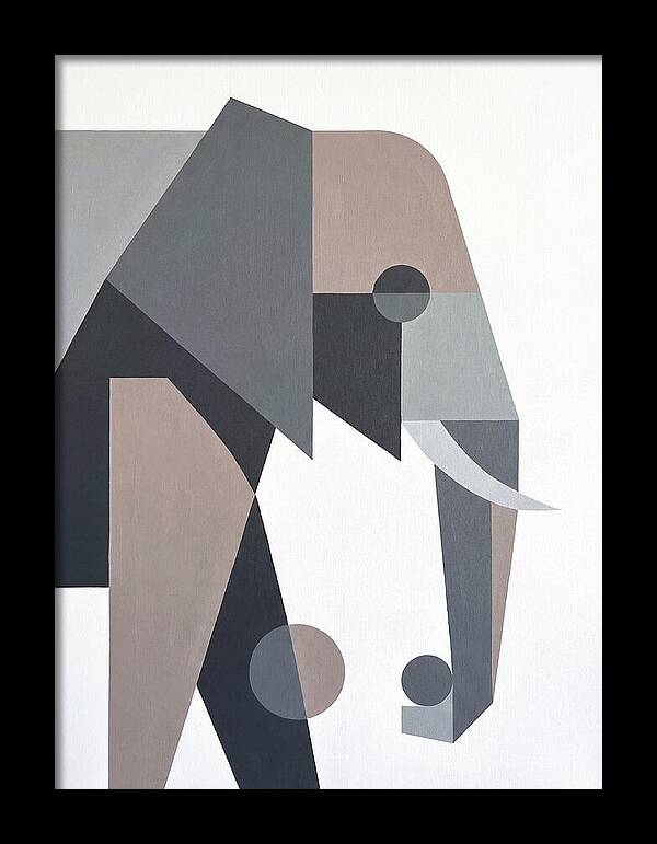 Elephant In Minimalist Style
