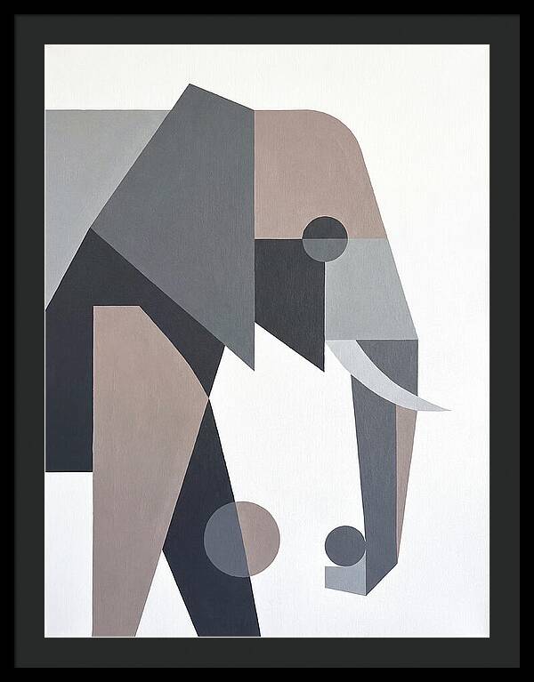 Elephant In Minimalist Style
