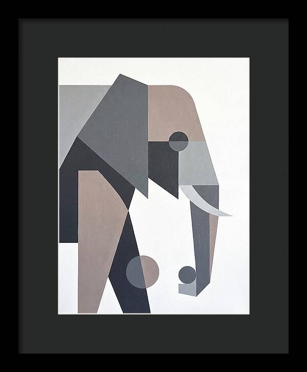 Elephant In Minimalist Style