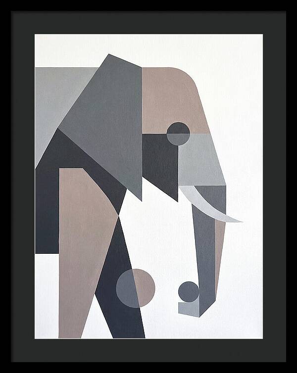 Elephant In Minimalist Style