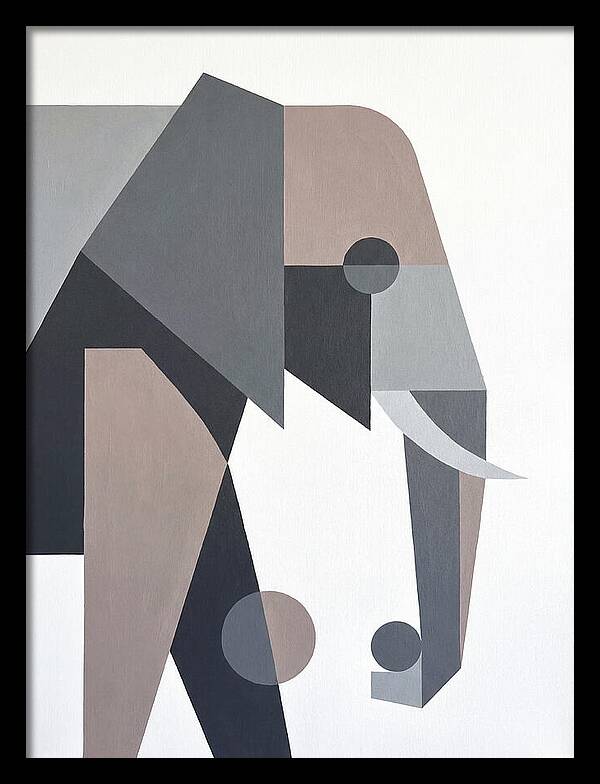 Elephant In Minimalist Style