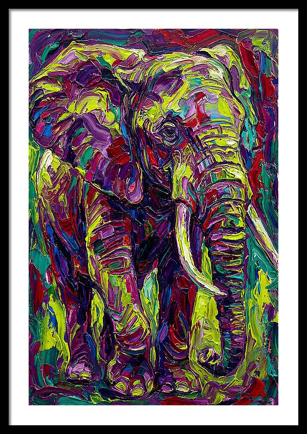 Elephant In Vibrant Colors
