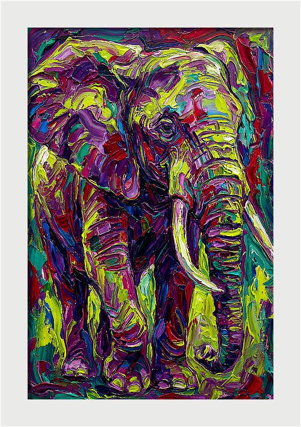 Elephant In Vibrant Colors
