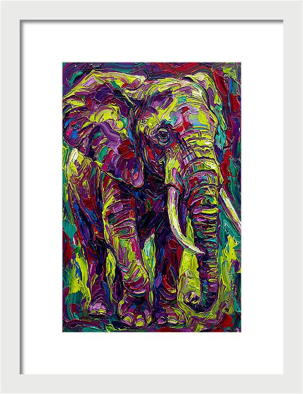 Elephant In Vibrant Colors