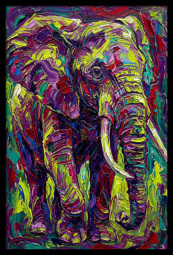 Elephant In Vibrant Colors