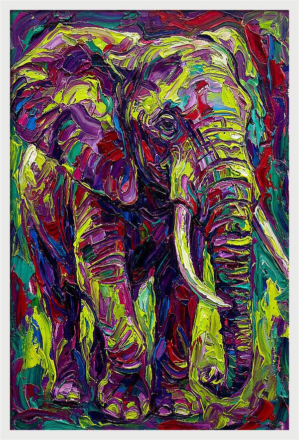 Elephant In Vibrant Colors