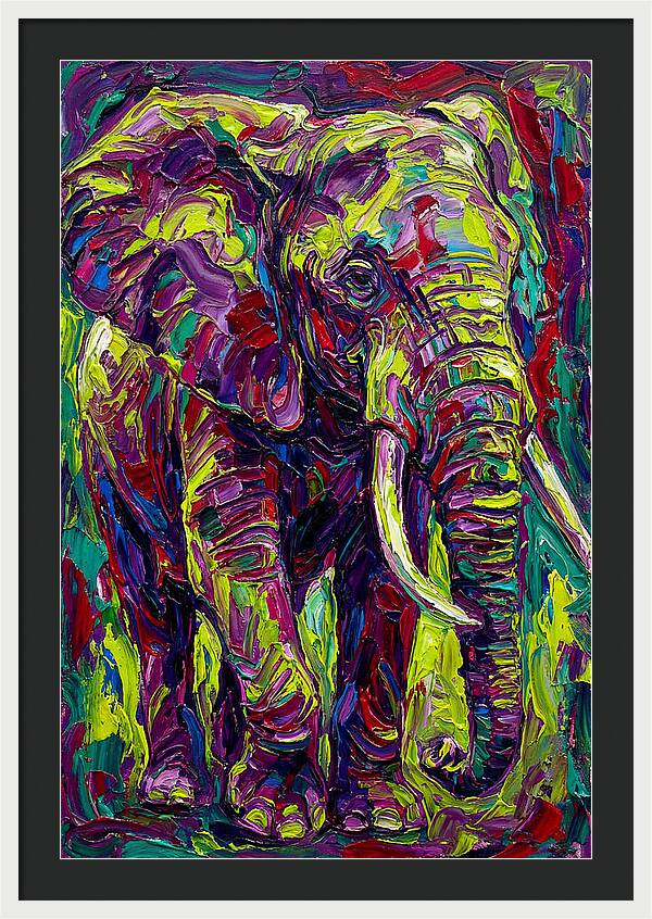 Elephant In Vibrant Colors