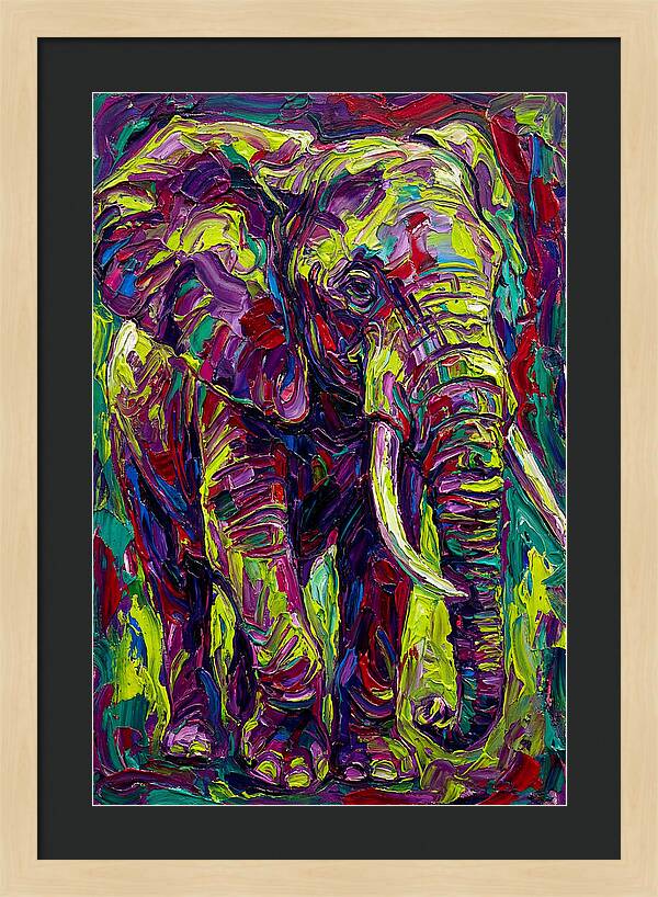 Elephant In Vibrant Colors