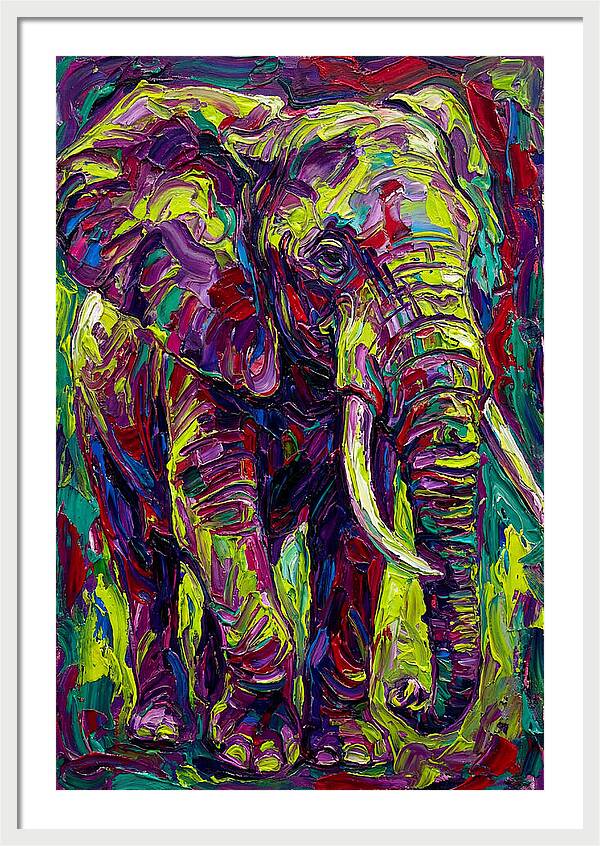 Elephant In Vibrant Colors