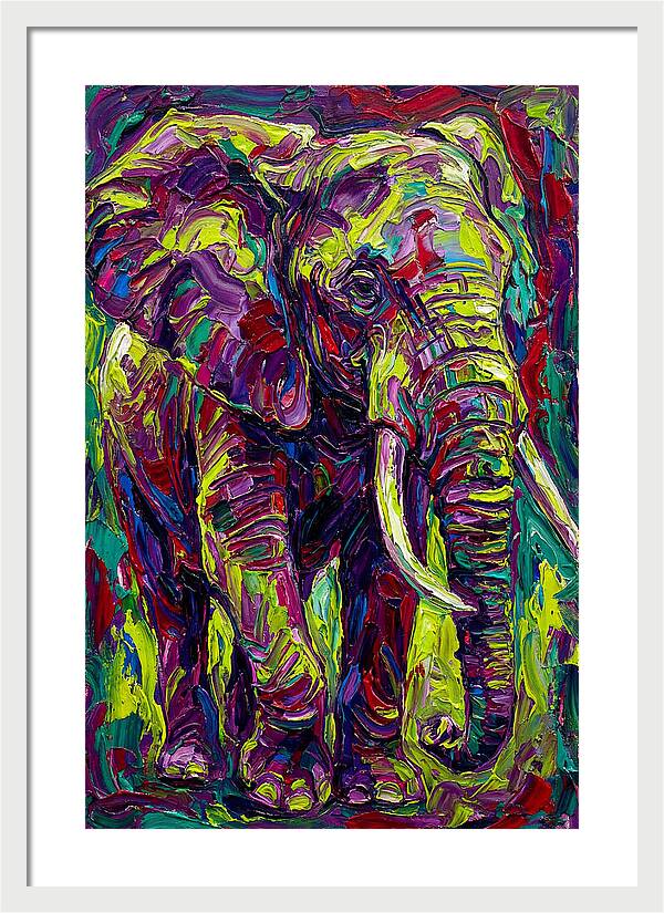Elephant In Vibrant Colors