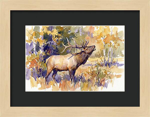 Elk In Autumn Splendor