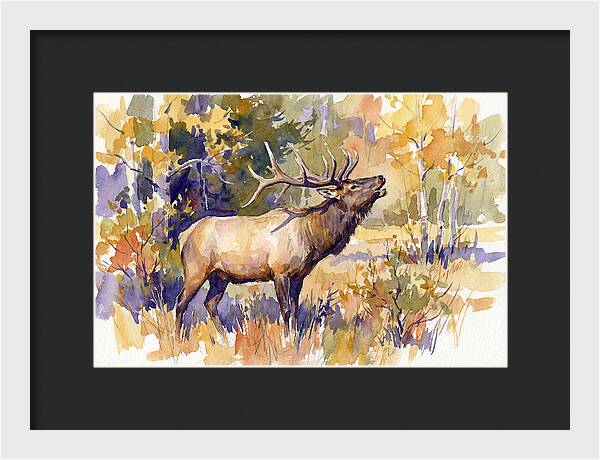 Elk In Autumn Splendor