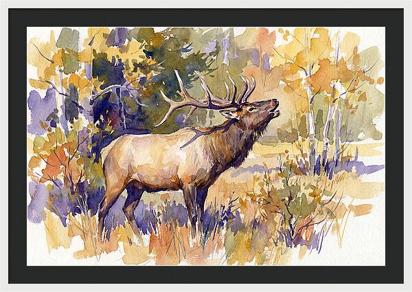 Elk In Autumn Splendor