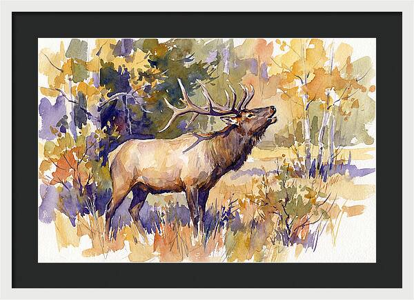 Elk In Autumn Splendor