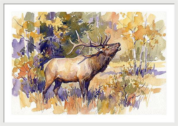 Elk In Autumn Splendor