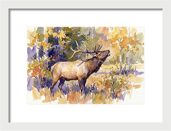 Elk In Autumn Splendor