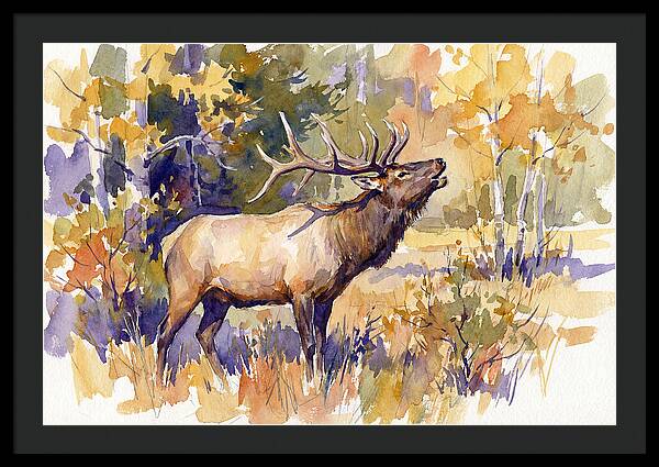 Elk In Autumn Splendor