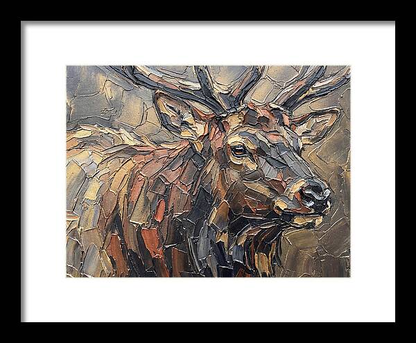 Elk In Textured Splendor