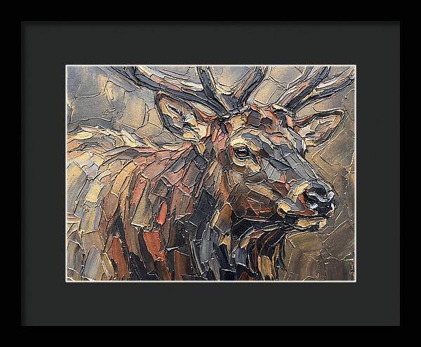 Elk In Textured Splendor
