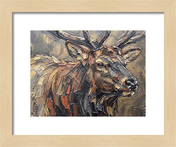 Elk In Textured Splendor