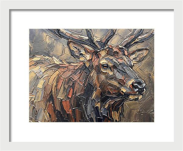 Elk In Textured Splendor