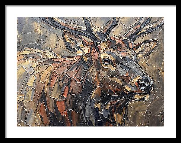 Elk In Textured Splendor