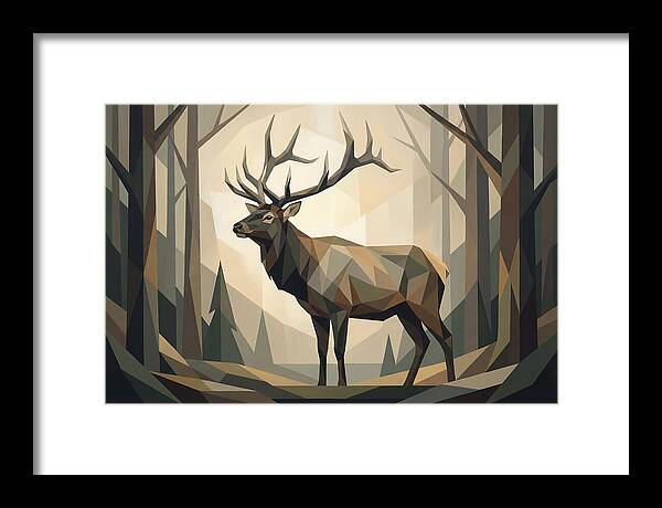 Elk Majestic In The Forest