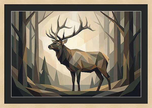 Elk Majestic In The Forest