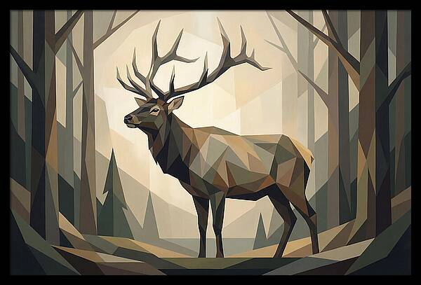 Elk Majestic In The Forest