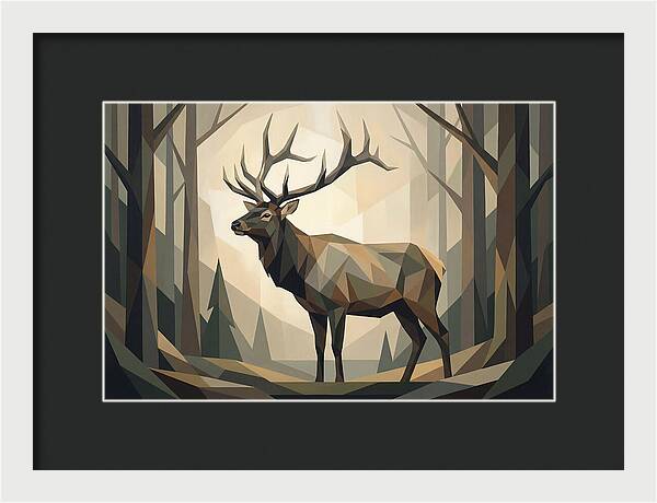 Elk Majestic In The Forest