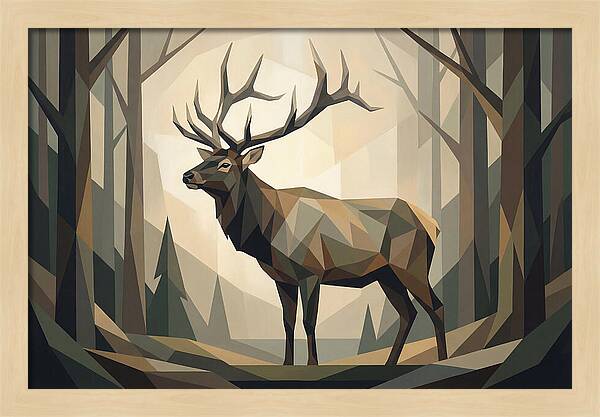 Elk Majestic In The Forest