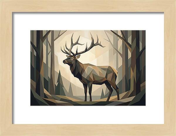Elk Majestic In The Forest