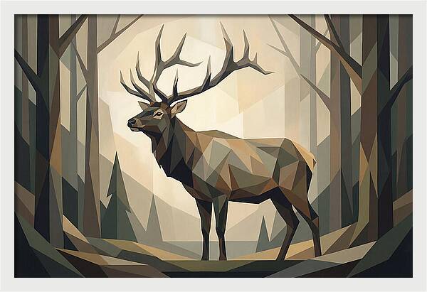 Elk Majestic In The Forest