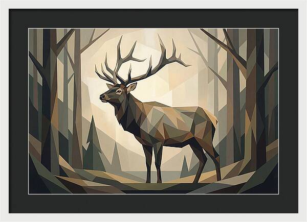 Elk Majestic In The Forest