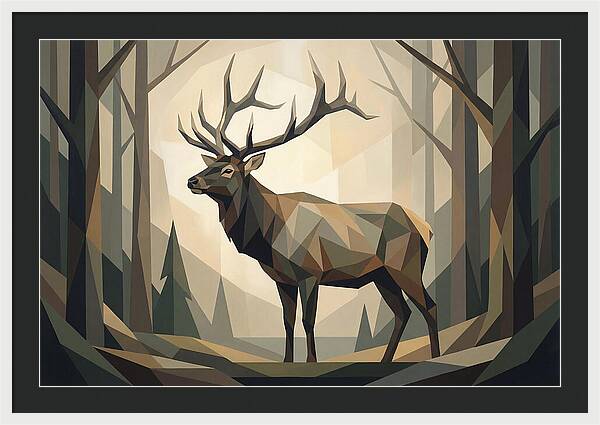 Elk Majestic In The Forest