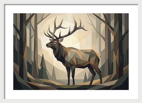 Elk Majestic In The Forest