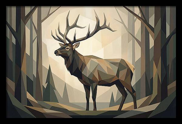 Elk Majestic In The Forest